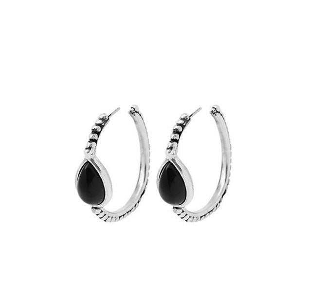 Pendientes con piedras